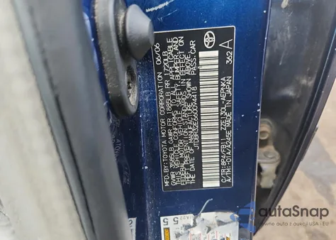 2006 Toyota Corolla Ce из США, поврежденный, VIN JTDBR32E660094418